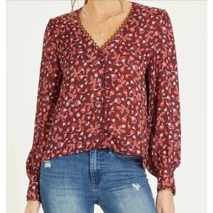 Dear John | Alexis Mulberry Scallop Blouse Top